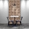 Ekena Millwork Herringbone Boat Wood Mosaic Wall Tile, Natural Finish, 11 7/8"W x 11 7/8"H x 1/2"P WPW12X12HEMENA - alternate 3